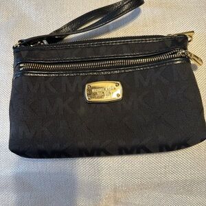 Michael Kors Black Wristlet